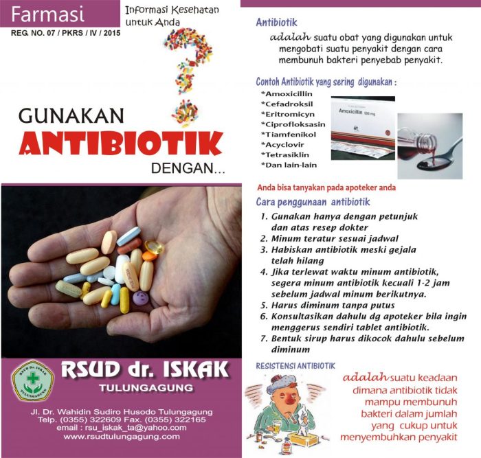 Apa Saja Pedoman Penggunaan Antibiotik Yang Benar